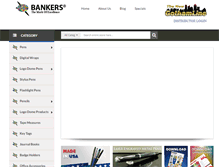 Tablet Screenshot of bankerspens.com